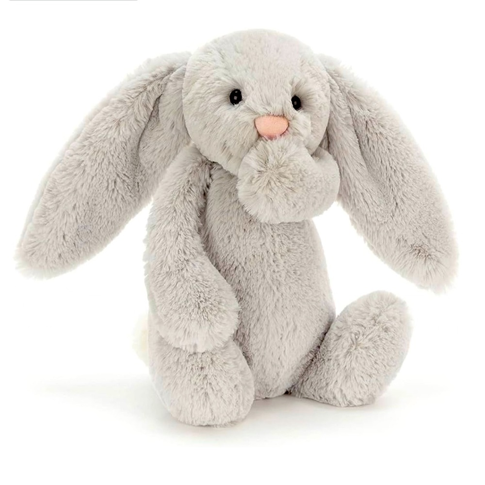 Jelly Cat medium Bashful Gray Bunny